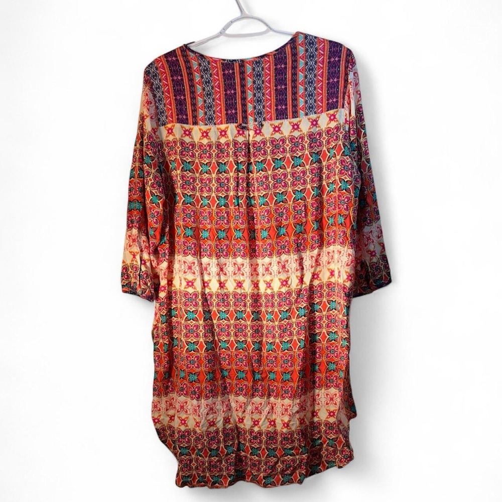 Fig And Flower Multicolor Patterned Midi Dress - image 2